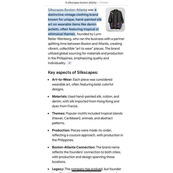 VTG SILKSCAPES Embroidered Artsy Whimsy Art To Wear Teapot Mad Hatter CUSTOM - Picture 16 of 16